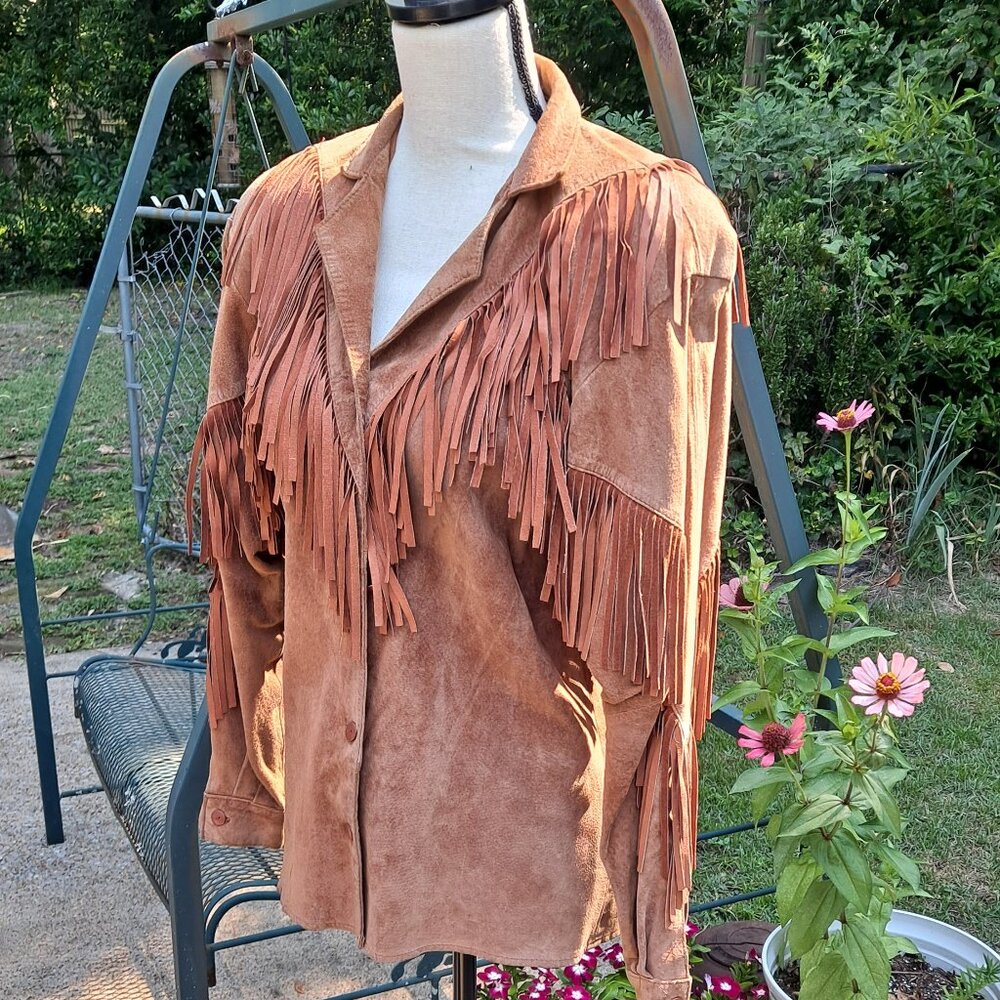 Fringe suede Pia Rucci jacket